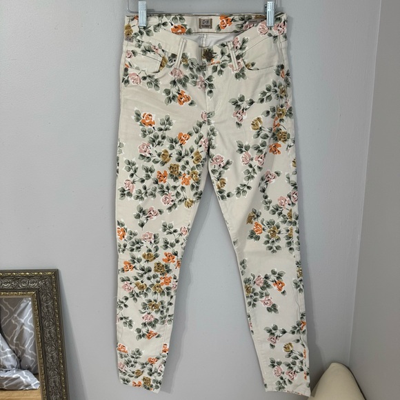 Citizen of Humanity Thompson floral medium rise 29” skinny size 27 - Picture 8 of 8